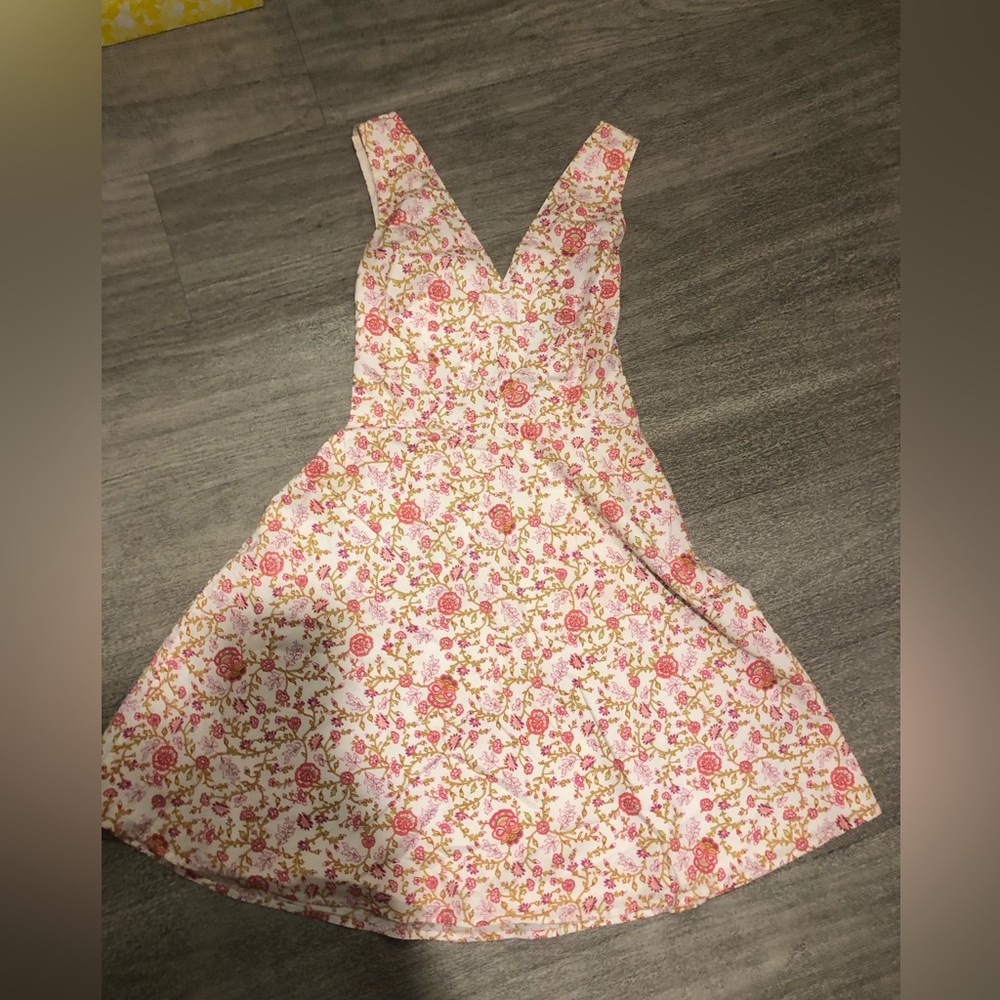 Victoria’s Secret cotton Floral V-Neck Sundress Sz 0 - Picture 1 of 5